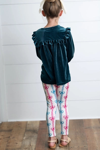 Teal Velvet Set