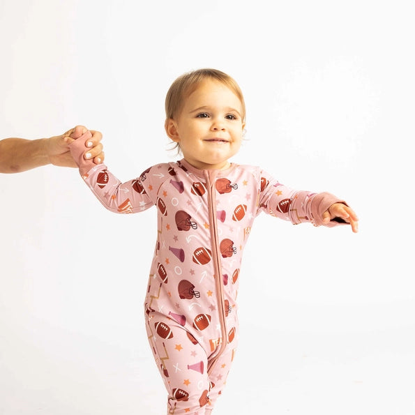 Pink Football Onesie