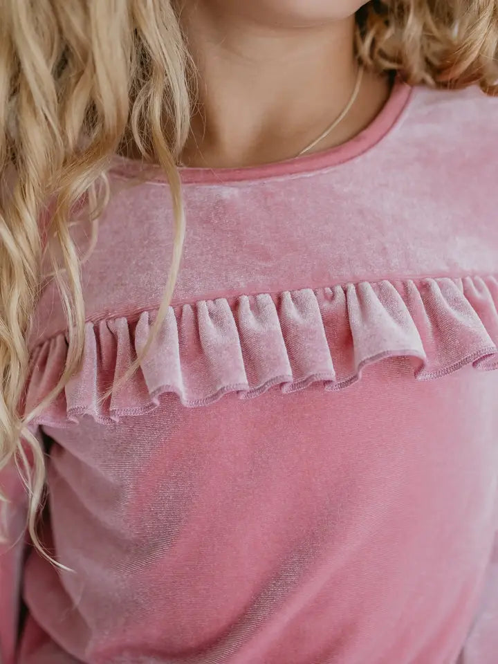 Pink Velvet Set