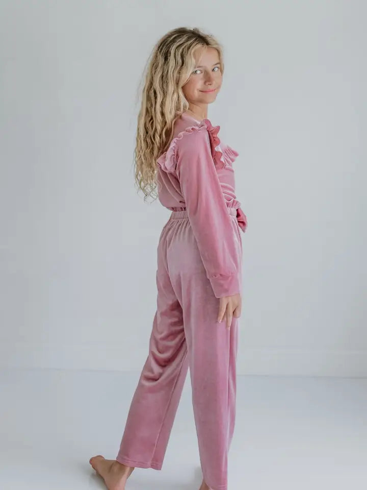 Pink Velvet Set