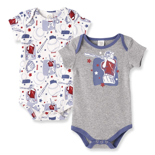 Batter Up Onesie Pair
