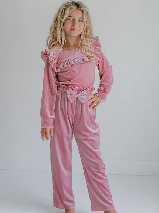 Pink Velvet Set
